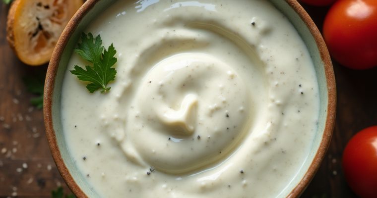 homemade delicious ranch dressing