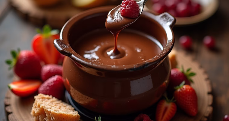Easy Chocolate Fondue w